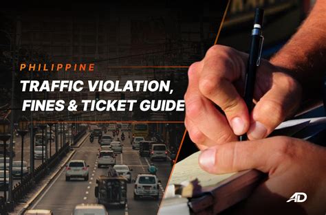 Philippine traffic violation, fines, and ticket guide .